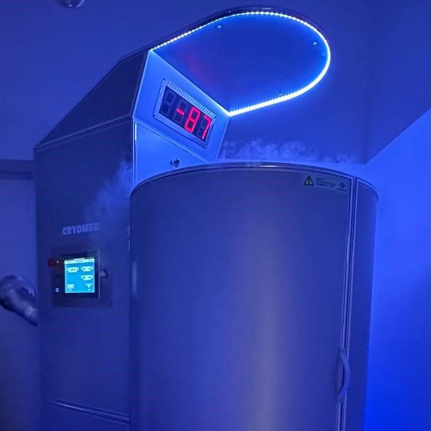 Machine de cryothérapie de la Cryoclinic du Lion
